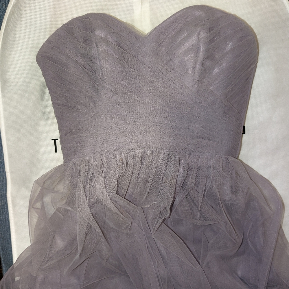 Full length gown; lavendar purple; - Picture 9 of 11